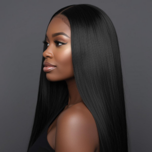 Layered Edge Wig Long Straight 13x5 Lace Front Human Hair Wigs Brazilian Hair Pre Plucked With Baby Hair [LFW01]