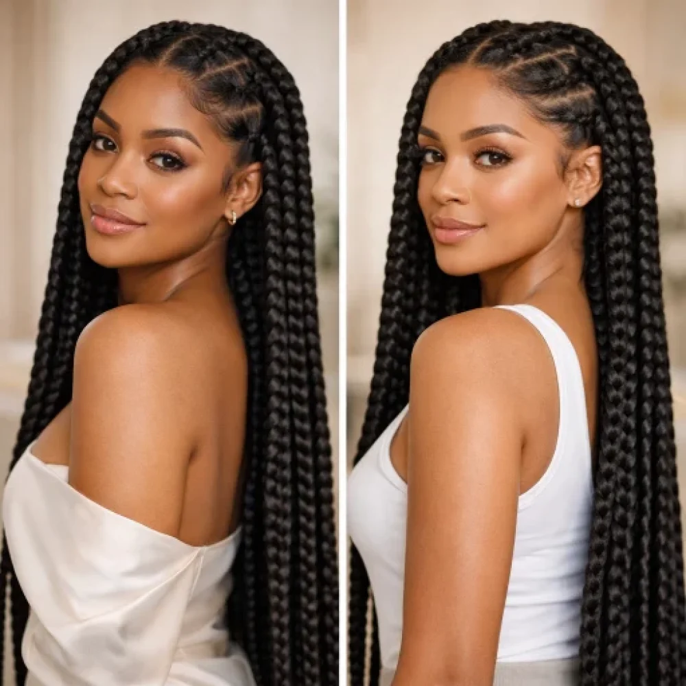 Large box braids