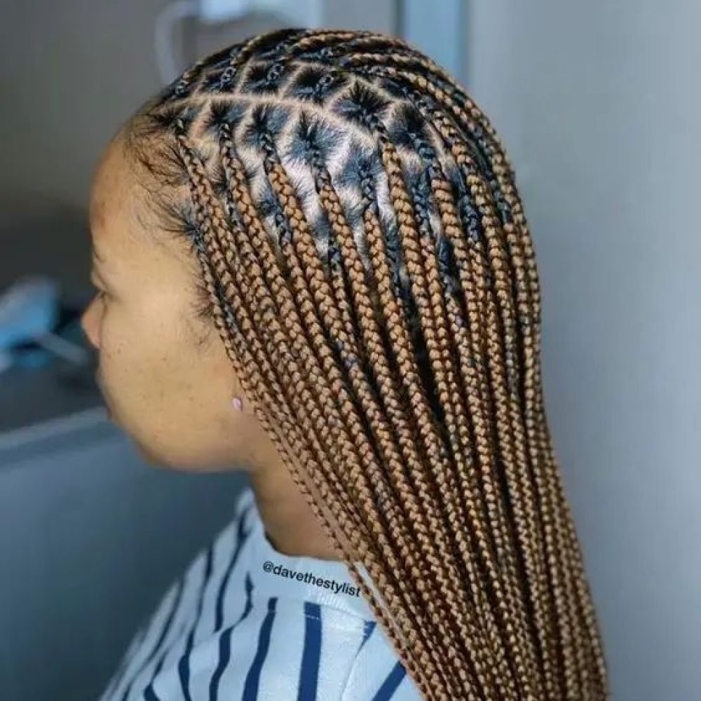 Small knotless braids